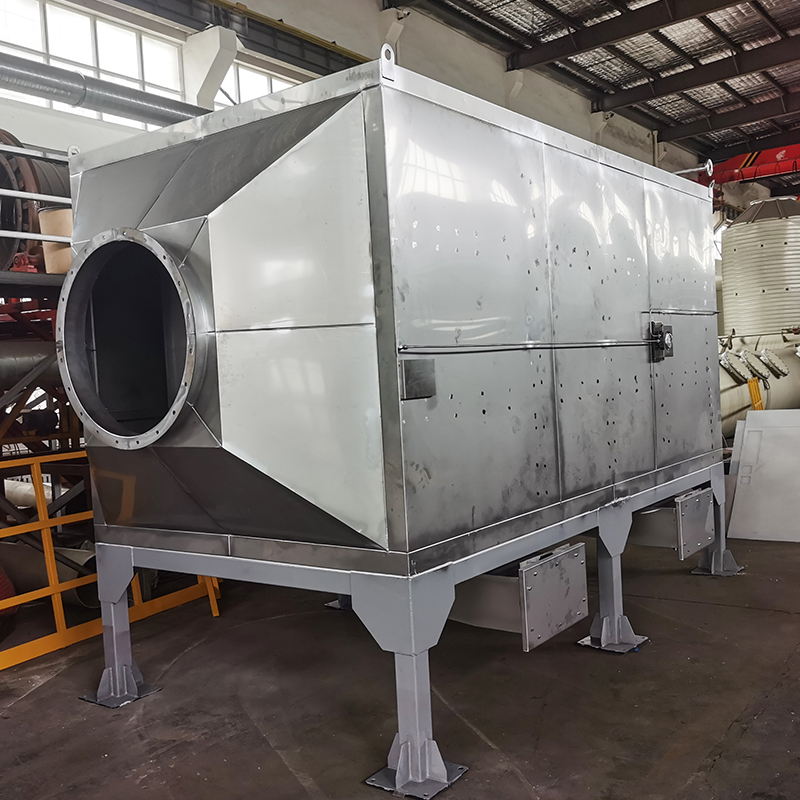 Struktur bongkar muat atas dan samping 304 kotak adsorpsi karbon aktif baja tahan karat