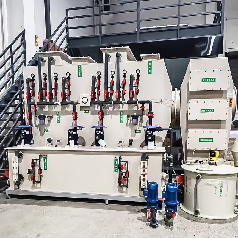 PP horizontal scrubber tower