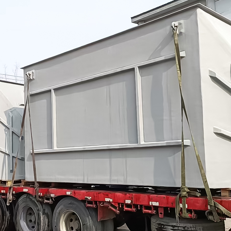 Menara scrubber horizontal FRP