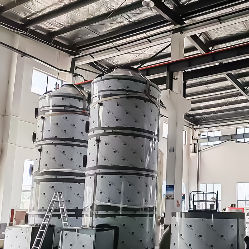 Menara semprotan PVC