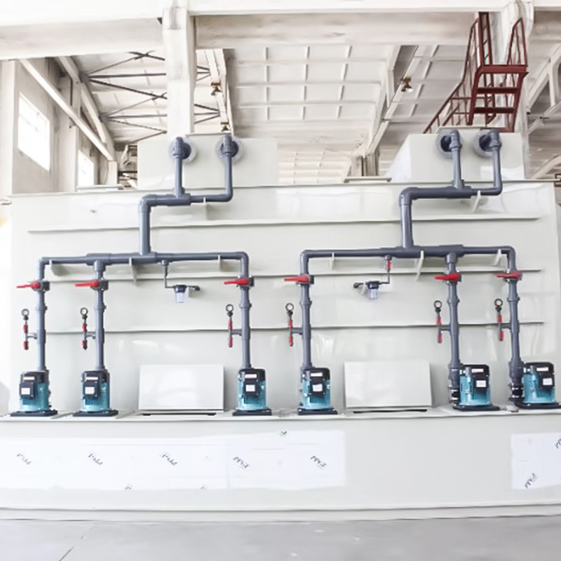 PP horizontal scrubber tower