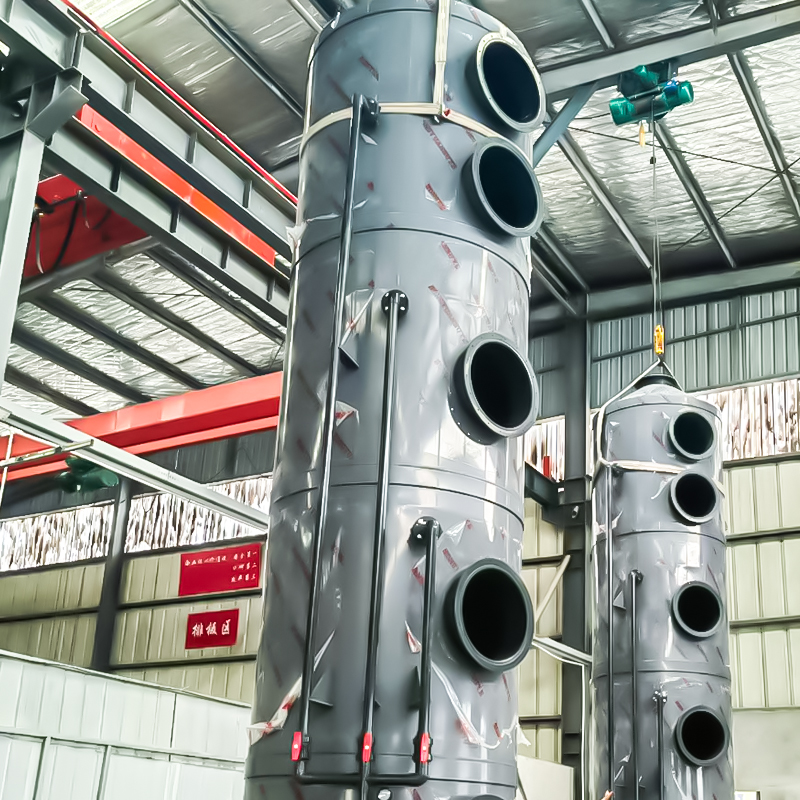 Menara semprotan PVC