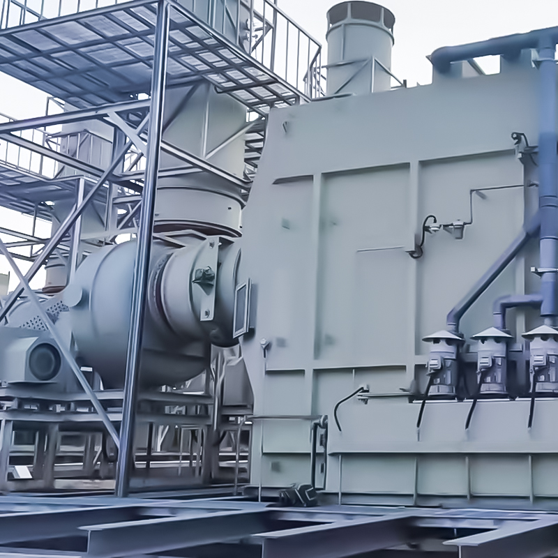 Menara scrubber horizontal FRP