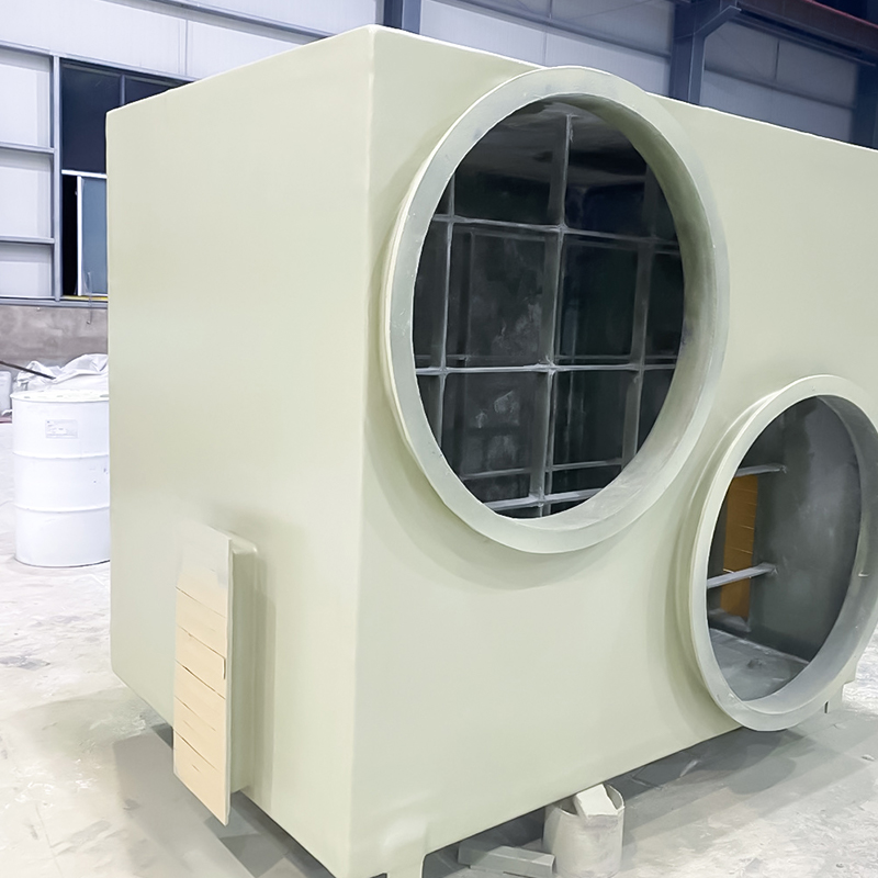 Kotak adsorpsi karbon aktif fiberglass