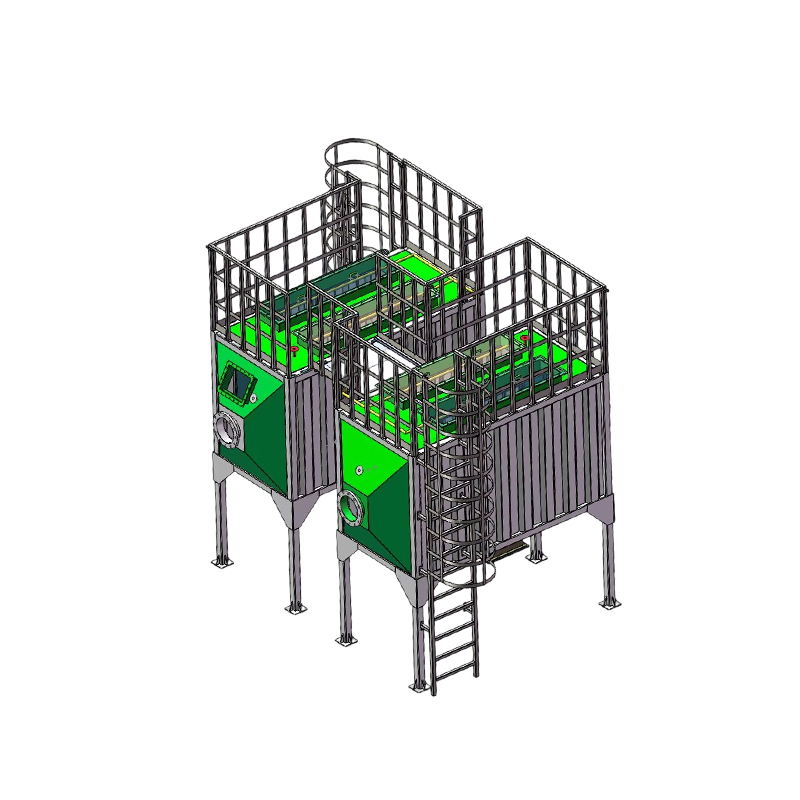 Kotak adsorpsi karbon aktif baja karbon pemuatan atas dan pemuatan sisi bawah